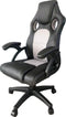 Bureaustoel Junior kinderen - gamestoel - racing gaming stijl - zwart grijs