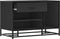 vidaXL - Schoenenbank - 80x40x53,5 - cm - bewerkt - hout - en - metaal - zwart