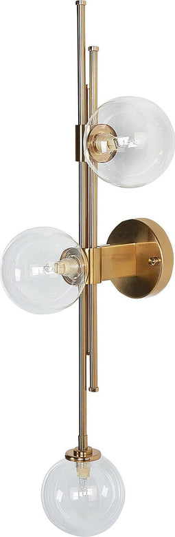 TULIJA - Wandlamp - Goud - Metaal