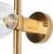 TULIJA - Wandlamp - Goud - Metaal