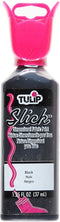 Tulip Dimensionele Stof verf - Slick Black - 37ml