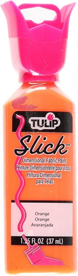 Tulip Dimensionele Stof verf - Slick Orange - 37ml