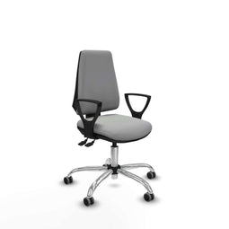 Piqueras y Crespo BFN056G - Bureaustoel - Hoogteverstelbaar - Lichtgrijs