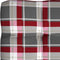 vidaXL - Palletkussens - 2 - st - ruitpatroon - stof - rood