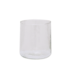 Tumbler Hammered Transparent Transparent / Recycled Glass