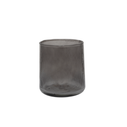 Tumbler Recycled Glass, Ebony Dark grey / Recycled Glass