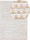 TUNCELI - Laagpolig vloerkleed - Beige - 160 x 230 cm - Katoen