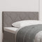 vidaXL - Hoofdbord - met - Diamant - Blokken - Ontwerp - in - Taupe - - - 100 - cm - Stof