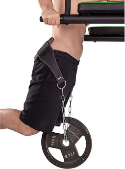 Tunturi Dip belt - Leer - 80cm - Zwart