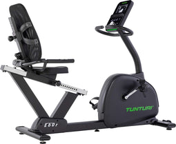 Tunturi Signature E60 Ligfiets - Fitness fiets met lage instap - Ergonomisch verstelbaar - 48 programma's - Transportwielen