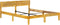 vidaXL - Bedframe - massief - mangohout - 140 - cm