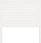 vidaXL - Hoofdbord - 106x4x100 - cm - massief - grenenhout - wit