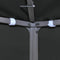 vidaXL - Vervangend - tentdoek - prieel - 310 - g/m² - 3x3 - m - donkergrijs