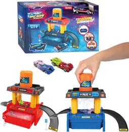 Turbo Racers Auto Wassen Garage met Kleurveranderende Auto