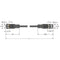 Turck 6630918 Sensor/actuator connector, geassembleerd Aantal polen (sensoren): 4 1 m 10 stuk(s)