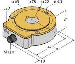 Turck RI360P0-QR24M0- 1024X2-H1181 Encoder Incrementeel 1 stuk(s)