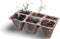 Turfpottrays H5x5x5cm set a 10 trays van 6 stuks