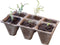 Turfpottrays H5x5x5cm set a 10 trays van 6 stuks
