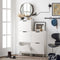 SoBuy FSR151-H-W - Schoenenkast - 3 Kleppen - Wit