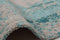 Turquoise vloerkleed - 200x290 cm - A-symmetrisch patroon - Modern Modern