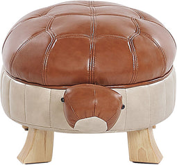 TURTLE - Hocker - Bruin - Kunstleer