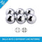 Engelhart Jeu De Boule Set - 6 Metalen Ballen - Inclusief Tas en Accessoires (6 stuks)