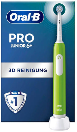 Oral-B PRO Junior 6+ - Elektrische Tandenborstel - 3D-reinigingstechniek - Groen