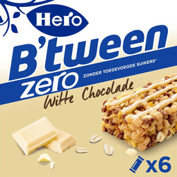 Tussendoortje hero b'tween witte chocolade zero | 10 stuks