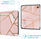 imoshion Ereader Cover / Hoesje Geschikt voor Tolino Epos 3 - imoshion Design Slim Hard Case Sleepcover Bookcase met stand - Pink Graphic