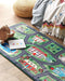 TUTAK - Kindervloerkleed - Groen - 80 x 150 cm - Polyester