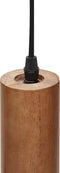 TUTAKI - Hanglamp - Donkerhout - Metaal