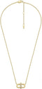 Fossil JF04582710 - Dames Ketting - Roestvrij staal met kristallen - Goudkleurig
