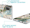 iMoshion Hoesje Geschikt voor Samsung Galaxy A41 Hoesje Siliconen - iMoshion Design hoesje - Wit / Zwart / Shattered Beige Marble