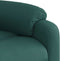 Fauteuil verstelbaar stof donkergroen