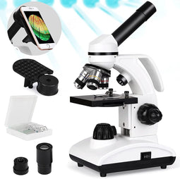 TUWORD - Microscoop voor Kinderen - 40x-1000x Vergroting - LED Verlichting
