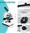 TUWORD - Microscoop voor Kinderen - 40x-1000x Vergroting - LED Verlichting
