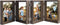 AVEAX four-5x7-01 - Fotolijst 5x7 - Scharnierend en inklapbaar - Bruin