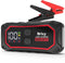 Brixy Jumpstarter - 4-in-1 Starthulp 2200A 16000mAh - LED Zaklamp SOS Noodlicht - Rood/Zwart