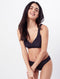 sloggi Zero Feel - Dames Bralette - Gewelfde V-hals - Zwart - Maat S