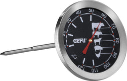Gefu Vleesthermometer - RVS Kernthermometer - Ideaal voor dikkere stukken vlees - Zilver