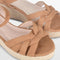 POSH by Poelman TULSI - Dames Sandalen - Imitatieleer - Cognac
