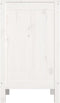vidaXL - Wasmand - 44x44x76 - cm - massief - grenenhout - wit