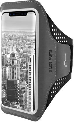 Mobiparts Comfort Fit - Sport Armband - Lichtgewicht ademend materiaal - Zwart