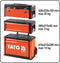 YATO YT-09102 - 3-delige Gereedschapswagen - 52x32x72cm - Multikleur