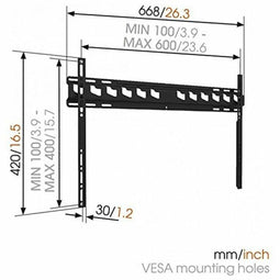 TV houder Vogel's 8564000 40"-80" 80 kg