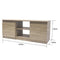 TV kast dressoir bruin 120 cm breed