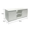 TV kast dressoir wit 120 cm breed