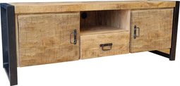 tv kast industrieel Ben- tv meubel 150 cm - mango tv meubel