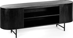 Tv-meubel 2D, 155 cm, B340 zwart