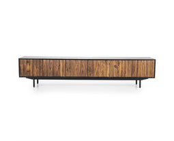 TV-meubel Alexander Sheesham 221 cm - bruin | Eleonora